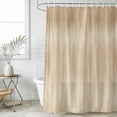 thumbnail image 6 of Orange Brown Shower Curtain Set - 72" x 78" Washable Bathtub Curtain with 12 Hooks, Modern Abstract Art Ombre Striped Waterproof Fabric Stall Shower Curtains for Bathroom/Bathtub Décor, 6 of 6