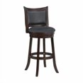 thumbnail image 2 of New Classic Furniture Bristol Swivel Bar Stool, 29-Inch, Dark Brown/Black, 2 of 4