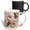 Multicolor, variant on 3drose, Colossal Pink Peony Floral Pattern, 15oz Two-tone Blue Mug