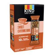 KIND Almond Bar, Sweet Cayenne BBQ, 10g Protein, 12 Ct