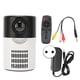 thumbnail image 1 of Mini proyector portátil HD 1080P con sonido cinematográfico y refrigeración por ventilador dual - Enchufe de la UE (negro/blanco), 1 of 10