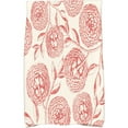 thumbnail image 1 of Simply Daisy 18" x 30" Antique Flowers Floral Print Hand Towel, 1 of 2