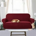 thumbnail image 3 of Housse de Sofa Extensible Grande, Housses de Canapé Hydrofuges, Protège-Canapé pour Chien Chat Animal de Compagnie, Housses Protectrices (Sofa TG, Rouge Vin), 3 of 7