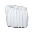 thumbnail image 5 of Farleigh Modern Living Room Round Back Soft Plush Fabric Swivel Chair in White, 5 of 6