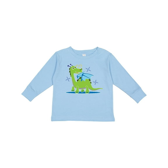 Inktastic Dragon for Kids Boys or Girls Long Sleeve Toddler T-Shirt