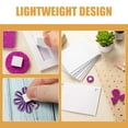 thumbnail image 5 of HOMEMAXS  8 Sheets Foam Double-sided Adhesive Pad Sound Proof Tape White, 5 of 8