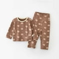 thumbnail image 2 of FAOWME Child Outfit Sets Round Neck Printed Long Sleeve Base Sets For Boys Girls (6 Months 3 Years Old) Clothes Sets Lovely Dailywear, 2 of 3