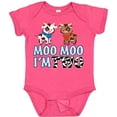 thumbnail image 3 of Inktastic Moo Moo I'm 2 with Cute Holstein Cows Boys or Girls Baby Bodysuit, 3 of 5