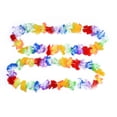 thumbnail image 3 of Garland Necklace Fun and Festive 10Pcs Set Hawaiian Flower Lei Necklaces for Summer For Beach Parties and Luau Festivals, 3 of 6