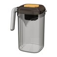 thumbnail image 2 of Jarra de agua multiusos práctica con tapa transparente para , jarra de jugo de 2,2 l para el hogar, la oficina, la cocina, el restaurante y, 2 of 8