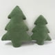 thumbnail image 4 of Injueey Almohada triangular de felpa a la moda para decoración navideña, almohada verde con cojín para árbol de Navidad Juegos de cama triangulo 40cm, 4 of 6