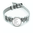 thumbnail image 1 of Sigue a exitosa cita Pulsera pulsera pulsera de cristal amor pulsera ajustable, 1 of 2