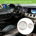 thumbnail image 2 of Unique Bargains 4pcs Front Door Speaker Frame Cover Trim Car Audio Grille Fit for Mercedes Benz C238 W238 2016-2022, 2 of 6