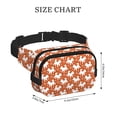 thumbnail image 4 of Balery Christmas Snowflake Dog Mochila Cinturón para Mujeres y Hombres, Bolsa de Cintura Impermeable de Doble Capa con Correa, 4 of 9