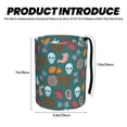 thumbnail image 3 of Naloa cute Skull organ Car Trash Can Garbage Car Accessories Trash Can Car Waste Bin for for Driver and Passenger Any Vehicle, 3 of 7