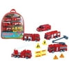 WowToyz Fire Rescue Vehicles Backpack Playset