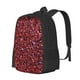 thumbnail image 1 of Fotbe Red Glitter Mochila para Hombre y Mujer - Tela Oxford 600D Resistente - Mochila Impermeable de Gran Capacidad para Escuela, Viajes y Senderismo, 1 of 6