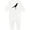 AA-White, variant on Inktastic Country Crow Caw. Silhouette Baby Romper Coveralls