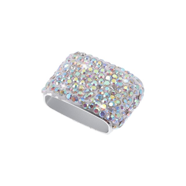 Clip para gafas de sol de coche Unique Bargains, clip de almacenamiento protector universal para gafas, aleación de aluminio, arcilla polimérica, strass, multicolor 0.98"x0.67" 1 Pc