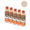 GuruNanda Aromatherapy 100% Pure Fractionated Coconut Oil, 5 Pack