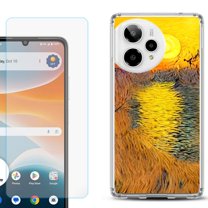 Phone Case for Cricket Icon Pro 2026, with Screen Protector, by OneToughShield - Sunset