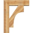 thumbnail image 3 of Ekena Millwork 6"W x 28"D x 36"H Westlake Block Rough Sawn Bracket, Western Red Cedar, 3 of 25