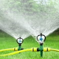 thumbnail image 6 of 360掳 Rotating Lawn Sprinkler | ABS Plastic Garden Irrigation Nozzle | Adjustable 3-Speed Watering | Ground Insert | Series Connectable | Outdoor Landscaping | 29cm | 1 Pack, 6 of 9