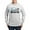 Ash Gray, variant on - Portage Glacier, Alaska (With Caption) Long Sleeve - Unisex Cotton Long Sleeve T-Shirt