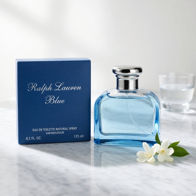 Ralph Lauren Blue Eau De Toilette Spray Perfume for Women 4.2 oz
