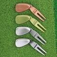 thumbnail image 4 of Golf Fork Ergonomic Design Multi-function Comfortable Grip Rustproof High-Hardness Training Aid Ultra-light Golfing Pitch Repair Ball Marker for Golf Course, 4 of 7