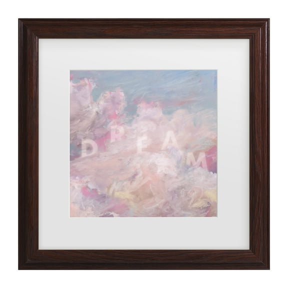 Lisa Audit 'Daydream Pink 04' Matted Framed Art