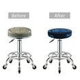 thumbnail image 5 of Fotbe 2025 Happy New Year 5 Stool Covers Round,Waterproof Round Bar Stool Covers Bar Chair Covers Washable Stool Cushion Slipcover for 12-14 Inch Chair-12 inch, 5 of 7