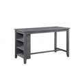 thumbnail image 5 of Lexicon Timbre 5-Piece 3-Shelf Wood Counter Height Dining Set in Gray/Black, 5 of 5