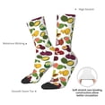 thumbnail image 4 of Fuzoiu Colorful Fruits Print Athletic Crew Socks for Men & Women,Casual Crew Socks,Above Ankle Crew Socks for Business, Casual, 4 of 6