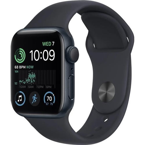 Pre-Owned Apple Watch SE (2nd Gen) GPS Cellular 44mm Midnight Aluminum Case with Midnight Sport Band - M/L