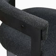 thumbnail image 4 of Meridian Furniture Romeo Black Boucle Fabric Dining Chair (Set of 2), 4 of 8