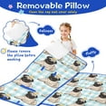 thumbnail image 3 of Pug with Crown Toddler Nap Mats for Kids Preschool,Sleeping Mat Bag or Kids,Toddler Sleeping Bag,Toddler Nap Mat or Daycare, 3 of 6