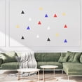 thumbnail image 6 of Uxcell 100Pack 20mm Acrylic Self Adhesive Triangle Mirror Wall Sticker Decals, Silver, 6 of 6