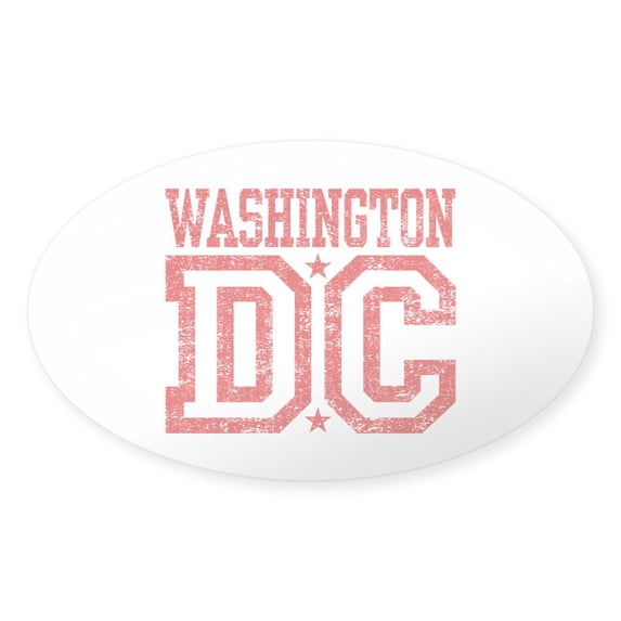 CafePress - Washington DC - Sticker (Oval)