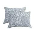 thumbnail image 4 of Deena Blue 3-Piece Soft Matelasse Jacquard Cotton Blend Quilt Set - Full/Queen, 4 of 5