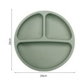 thumbnail image 6 of D-GROEE Suction Toddler Plates Grid Partitions - BPA Free Food Grade Silicone- Microwave & Dishwasher Safe Baby Suction Plate, 6 of 7