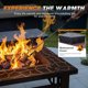 thumbnail image 4 of WLXIANG Outdoor Fire Pit, 32 Inch Firepit Table Metal Outdoor Fireplaces with Waterproof Cover for Outside Patio Camping (Bronze), 4 of 8