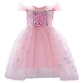 thumbnail image 1 of HAWEE Girls Snow Princess Costume Snowflake Queen Sequins Dress Up for Halloween Party, 1 of 7