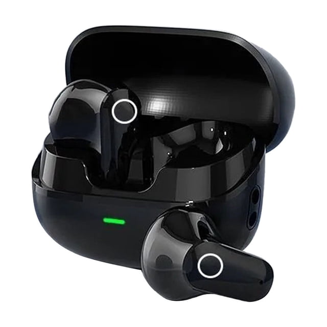 Wireless Earbuds Bluetooth 5.4 with Noise Cancelling 80 Hour Total Playtime Semi-In-Ear Design IPX4 Sweat Resistant for Sports and Commuting