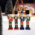 thumbnail image 4 of 4 piezas 7 pulgadas cascanueces muñeca de marioneta de piezaza libre para estantería decoración Yotijar marioneta de soldado de cascanueces, 4 of 10