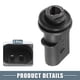 thumbnail image 4 of 2 uds. Soporte de bombilla de luz de señal de giro para indicador delantero 8N0953053 8N0-953-053 para VW Golf 2015-2016 plástico negro, 4 of 7