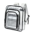 thumbnail image 4 of Pure Room -Bolsa de tool mochila transparente de estilo simple PVC Bolsa de ingeniero de mochila transparente para el personal de la universidad Elect, 4 of 9