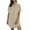Beige, variant on Horkkom Shirt Dresses for Women Summer Beach Mini Button Down Dress Solid Color Short Sleeve Sundresses with Pocket Black L