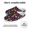 thumbnail image 6 of Fotbe Cute Animal Pattern Women's Fuzzy Curly Fur Memory Foam Loafer Slippers Indoor Outdoor Slippers Winter Home Shoes-44/45, 6 of 7