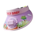 thumbnail image 2 of Sombrero con visera solar y ventilador, sombrero con ventilador de enfriamiento, protección solar recargable, sombrero portátil para el sol Violeta, 2 of 9